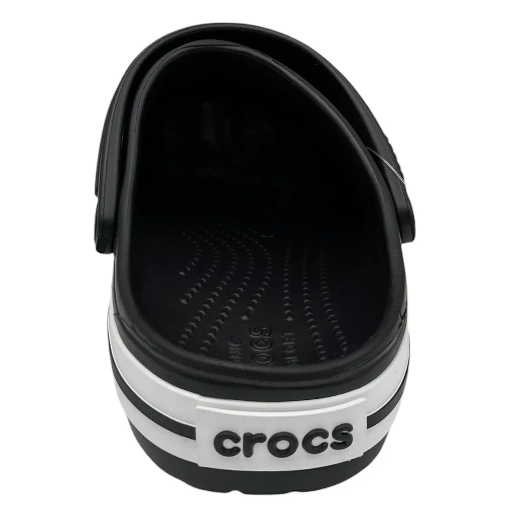 Crocs Crocband Big Boys Girls Slip-on Clog Size 6 J6 Black White Water Friendly